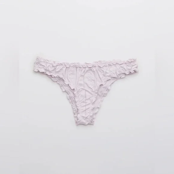 2/$20 🏷️ 💗 NWT Aerie Eyelet Cheeky Bikini set XL - Picture 4 of 11